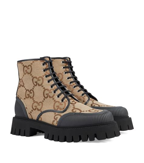 gucci canvas trainers|gucci canvas boots.